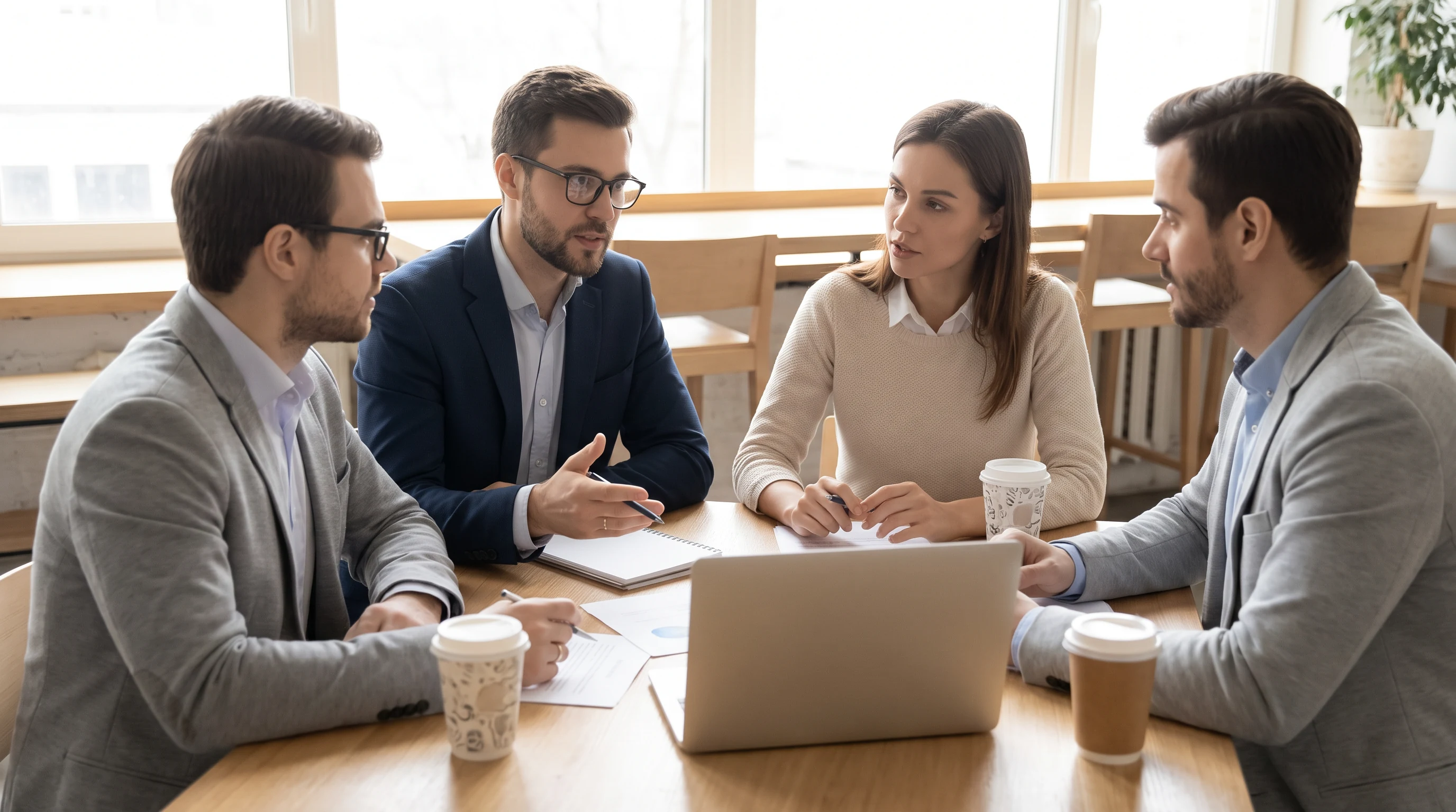 Career contour cards on a planning table